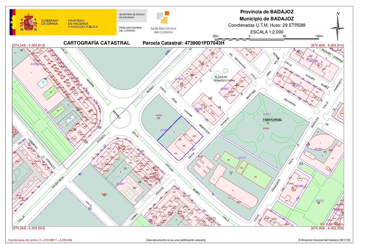 FIGURA 2 SITUACION PARCELARIA